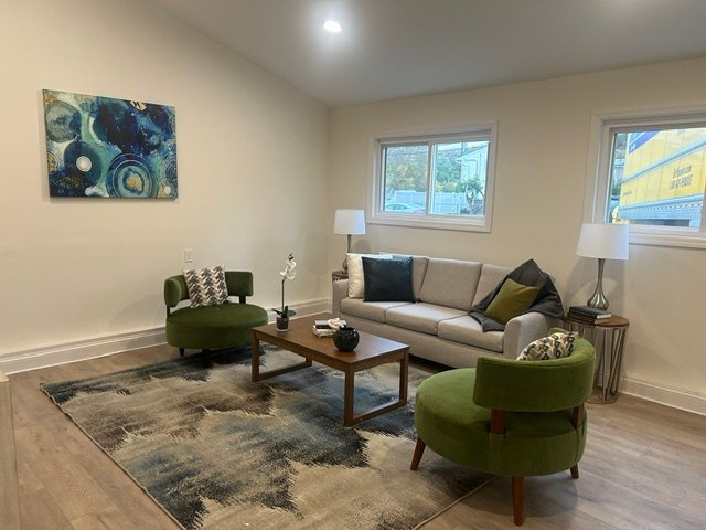
          Living room
          after home staging