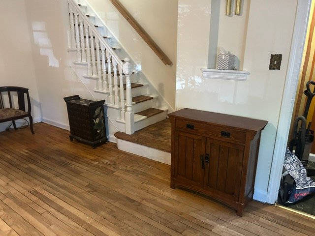 
            Entryway after
            professional organizing